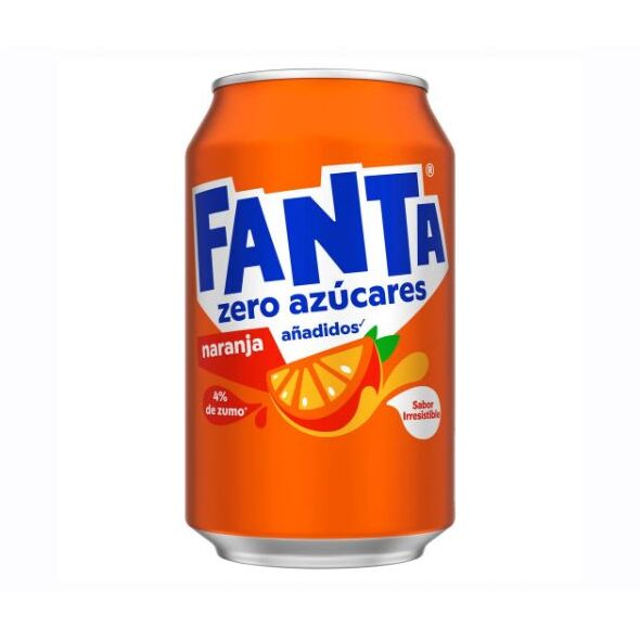 Fanta Naranja Zero 330 ml
